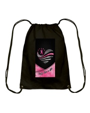 Fight like a girl Drawstring Bag tile