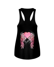 Never give up Ladies Flowy Tank tile