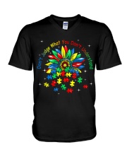Don't judge what you don't understand V-Neck T-Shirt tile