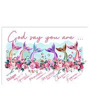 God say you are 17x11 Poster front
