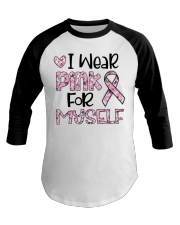 I wear pink Baseball Tee tile