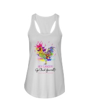 Go cluck yourself Ladies Flowy Tank tile