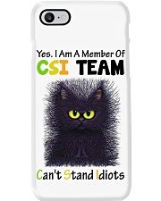 Yes I Am A Member Of CSI Team Phone Case tile