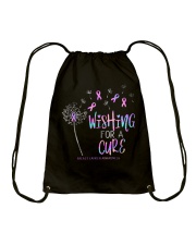 Wishing for a cure Drawstring Bag tile