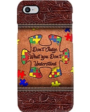 Don't judge what you don't understand Phone Case i-phone-8-case