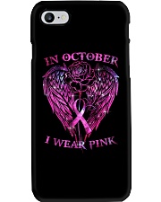 In October I wear pink Phone Case tile