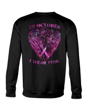 In October I wear pink Crewneck Sweatshirt tile