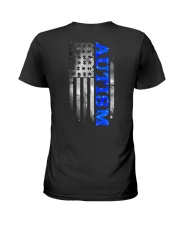 Autism Ladies T-Shirt back
