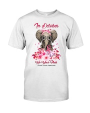 In October we wear Pink Classic T-Shirt front