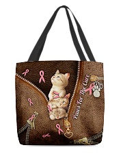 Paws For The Cure Leather Pattern Print All-over Tote front
