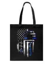 Back the blue Tote Bag tile
