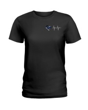 Back the blue Ladies T-Shirt front