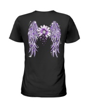 Never give up Ladies T-Shirt back