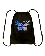 No story should end too soon Drawstring Bag tile