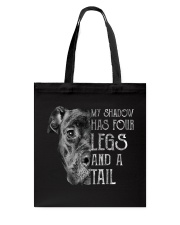 My shadow has four legs and a tail Tote Bag tile