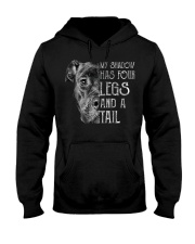My shadow has four legs and a tail Hooded Sweatshirt tile