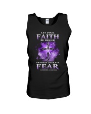 Let your faith be bigger Unisex Tank tile