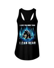 I love you more than I can bear Ladies Flowy Tank tile