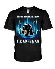 I love you more than I can bear V-Neck T-Shirt tile