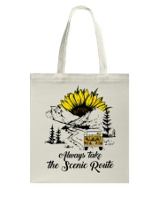 Always take the Scenic Route Tote Bag tile