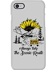 Always take the Scenic Route Phone Case tile