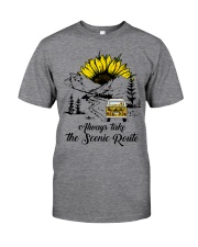 Always take the Scenic Route Classic T-Shirt front
