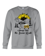 Always take the Scenic Route Crewneck Sweatshirt tile
