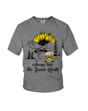 Always take the Scenic Route Youth T-Shirt tile