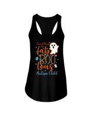 Proud Mom of a Fab Boo Lous Autism child Ladies Flowy Tank tile
