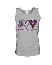 Peace Love Cure Unisex Tank tile