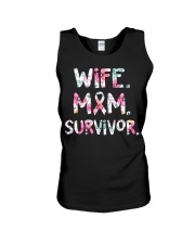 Wife Mom Survivor Unisex Tank tile