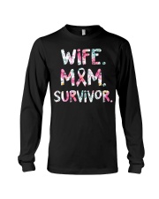 Wife Mom Survivor Long Sleeve Tee tile