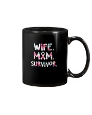 Wife Mom Survivor Mug tile
