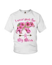 I wear pink for my mom Youth T-Shirt tile