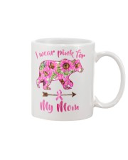 I wear pink for my mom Mug tile