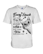 Every snack you make every meal you bake V-Neck T-Shirt tile