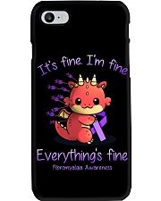 It's fine I'm fine Phone Case tile