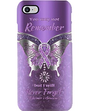Alzheimer's Awareness Metal pattern print Phone Case i-phone-7-case