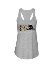 Peace Love Trash life - Printed apparels Ladies Flowy Tank tile