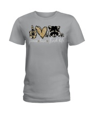 Peace Love Trash life - Printed apparels Ladies T-Shirt tile