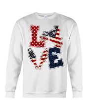 Love Independence Day Crewneck Sweatshirt front