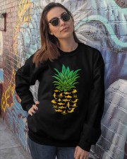 Shark pineapple Crewneck Sweatshirt lifestyle-unisex-sweatshirt-front-3