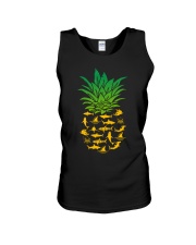 Shark pineapple Unisex Tank tile