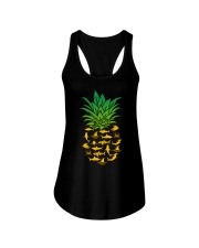 Shark pineapple Ladies Flowy Tank tile