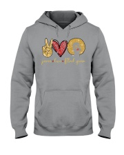 Peace Love Black queen - Printed apparels Hooded Sweatshirt tile