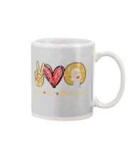 Peace Love Black queen - Printed apparels Mug tile