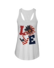 Love Independence Day Ladies Flowy Tank tile