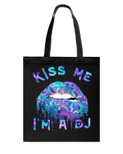 Kiss me I'm a DJ Tote Bag tile
