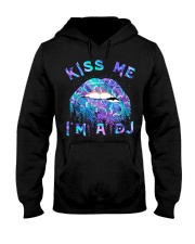 Kiss me I'm a DJ Hooded Sweatshirt tile