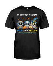 In October we wear blue and yellow Classic T-Shirt front